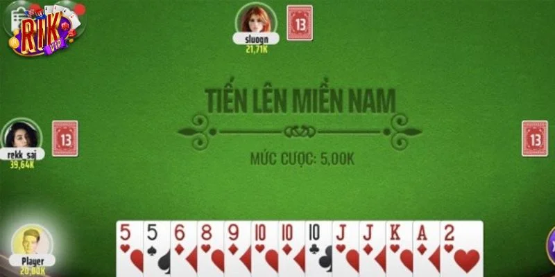 Tiến Lên Miền Nam Tại RIKVIP: Giới Thiệu Luật Chơi Cơ Bản 2 Luật đánh bài lá Tiến lên miền Nam được thông báo cụ thể.